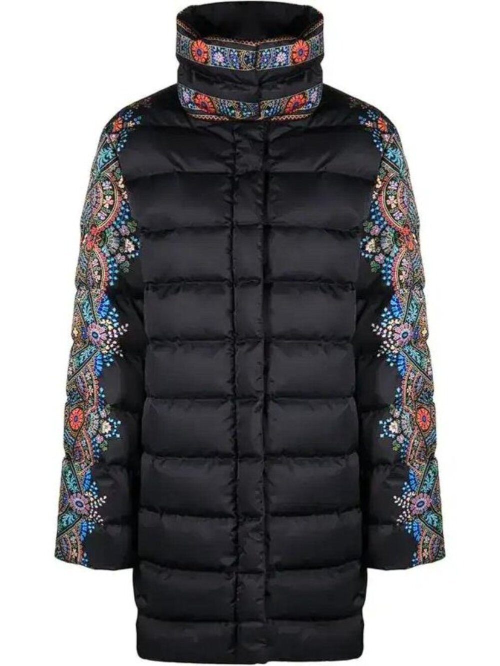 ETRO Women's Printed Quilted Coat Size 40